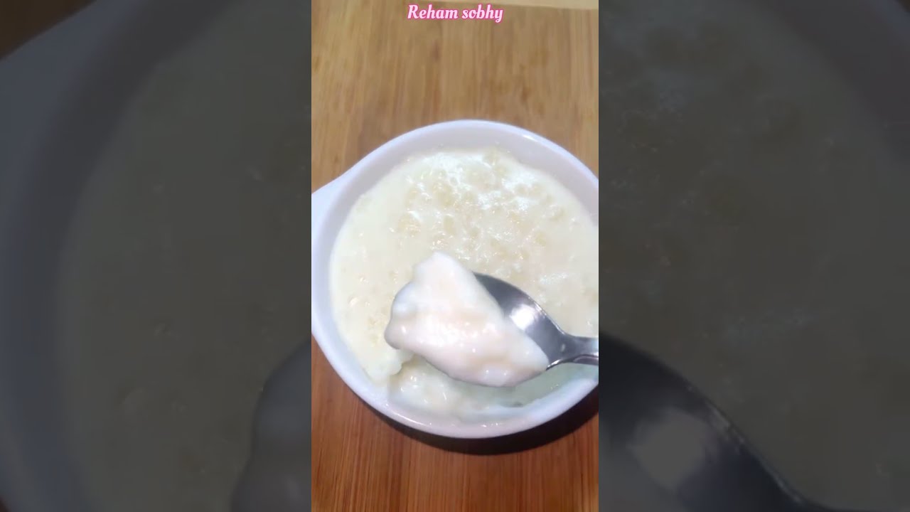 السر كله في الكوباية السحرية اللي بتخليه كريمي وطعمه خطير بوش مكشكش�⁉️#ارز_بلبن_كريمى_بوش👌