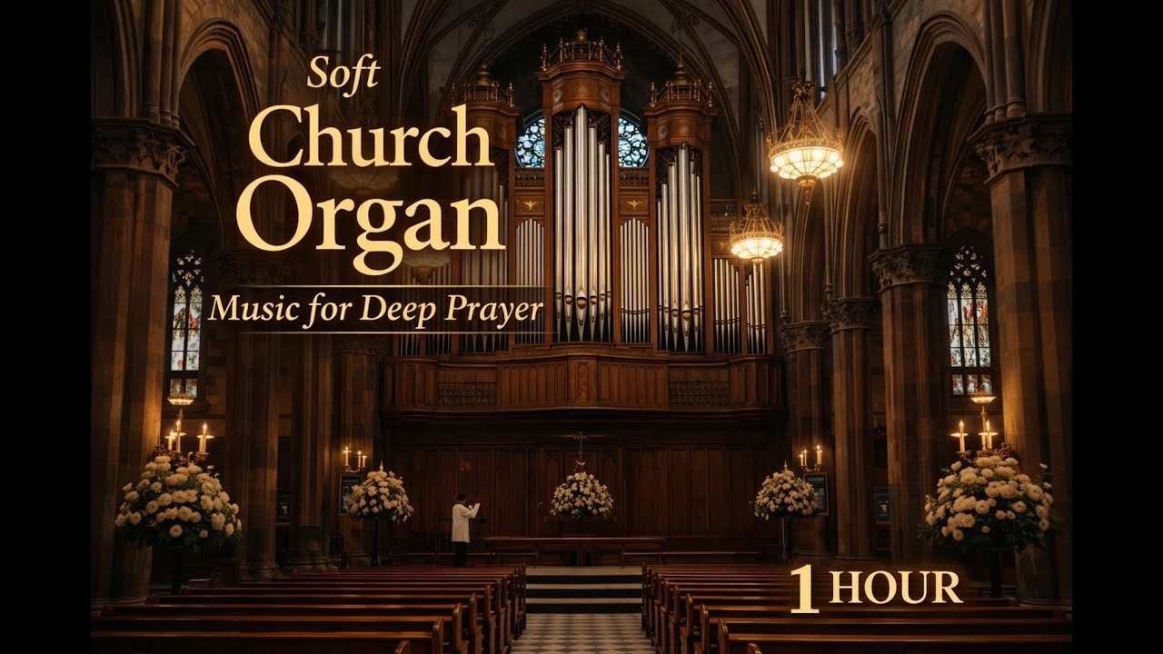 ⛪ Soft Church Organ Music for Deep Prayer & Relaxation | 1 hour