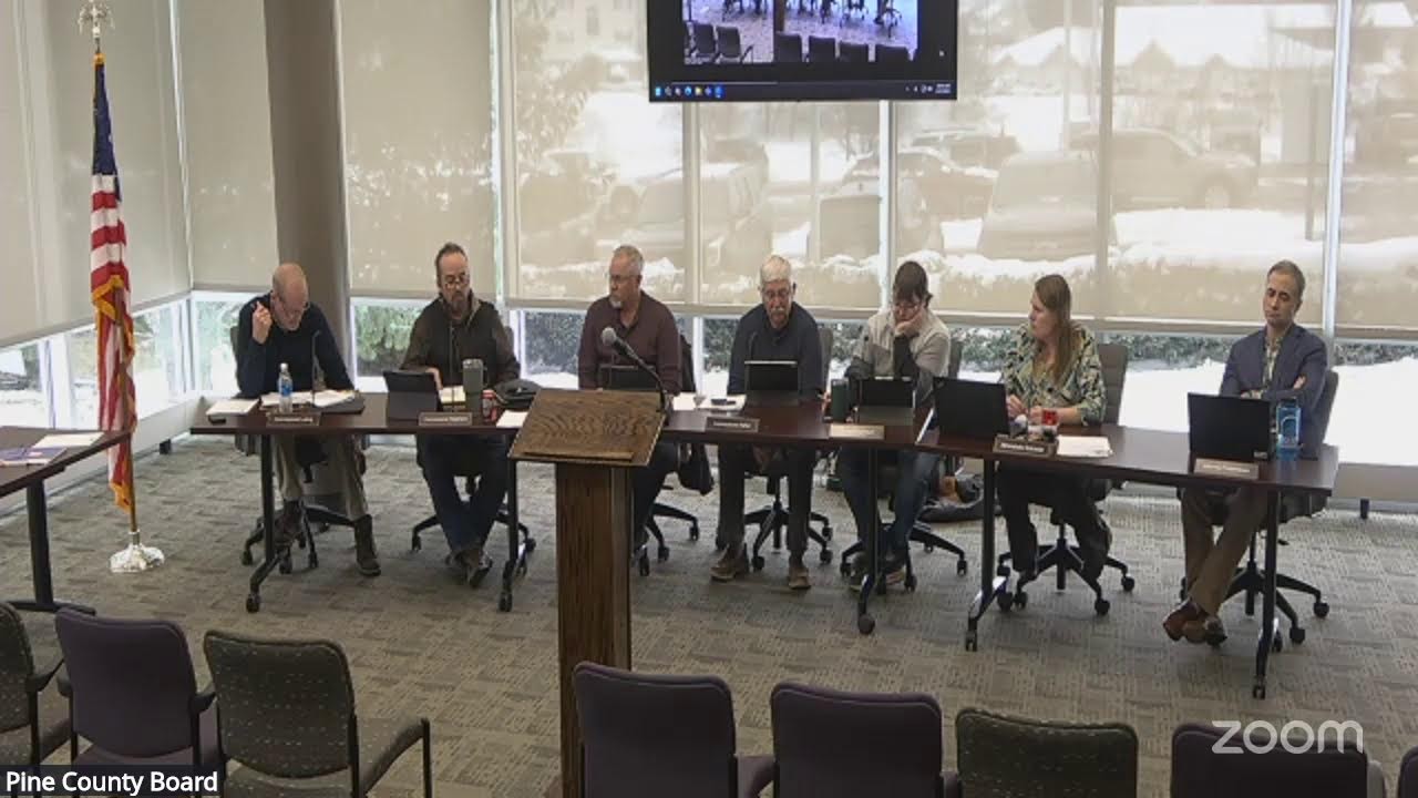 Pine County Board Meeting - Dec 2nd, 2025