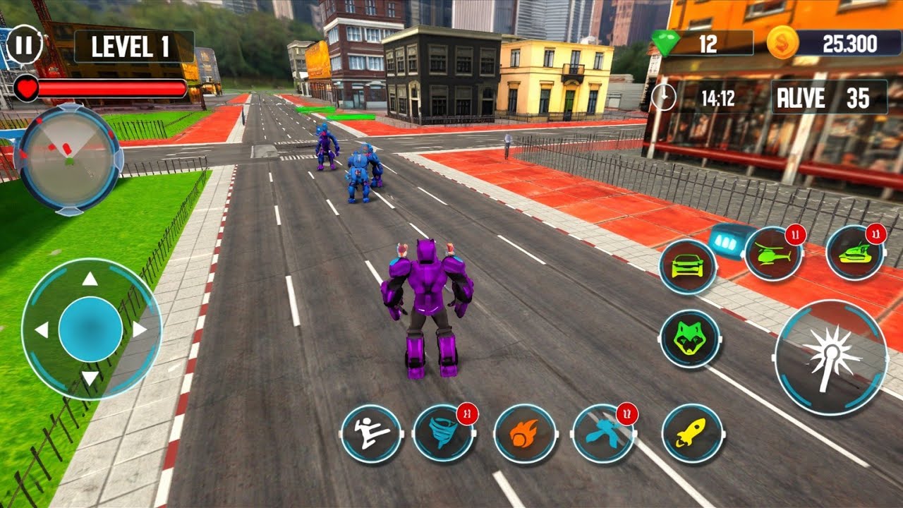 Wolf Robot Transform Gameplay Walkthrough part 7