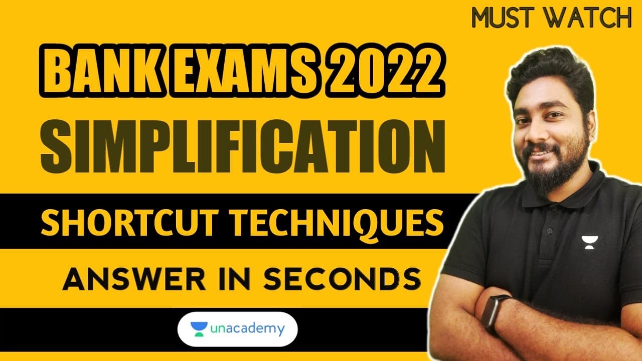 SIMPLIFICATION | Shortcut Techniques for Bank Exams 2022 | Kaushik Mohanty
