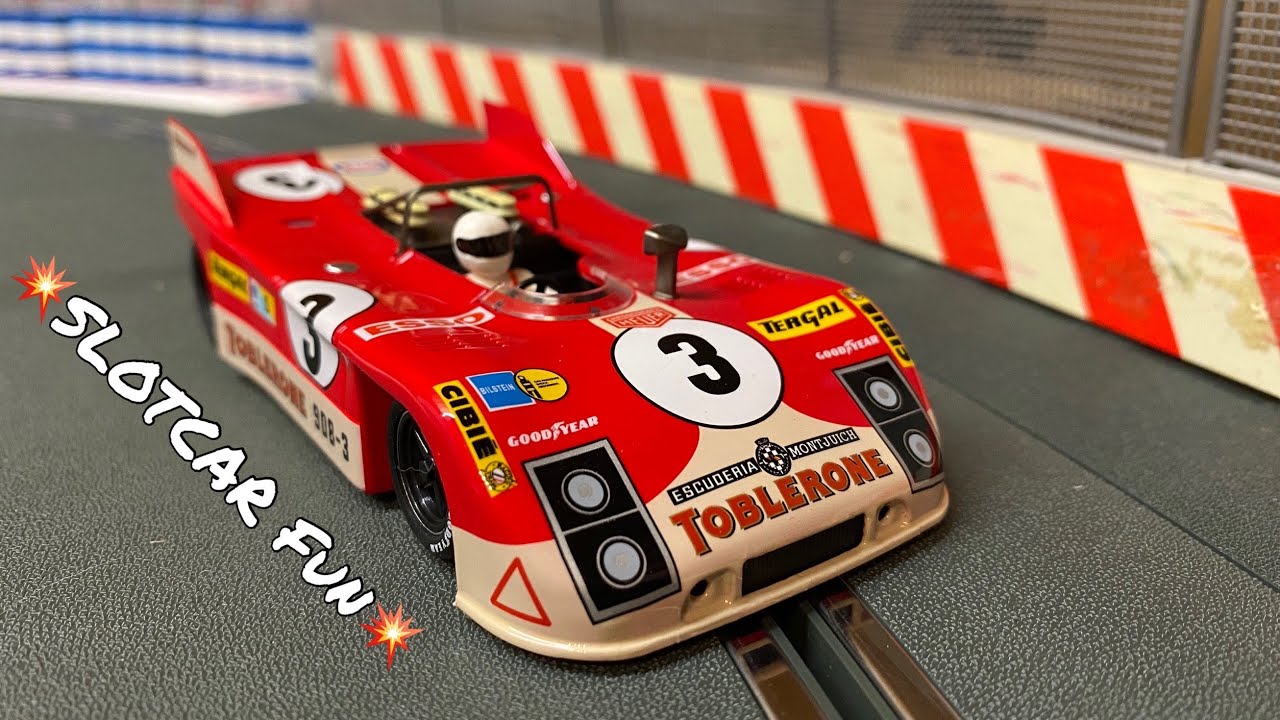 NSR Porsche on my New Slot Car Track