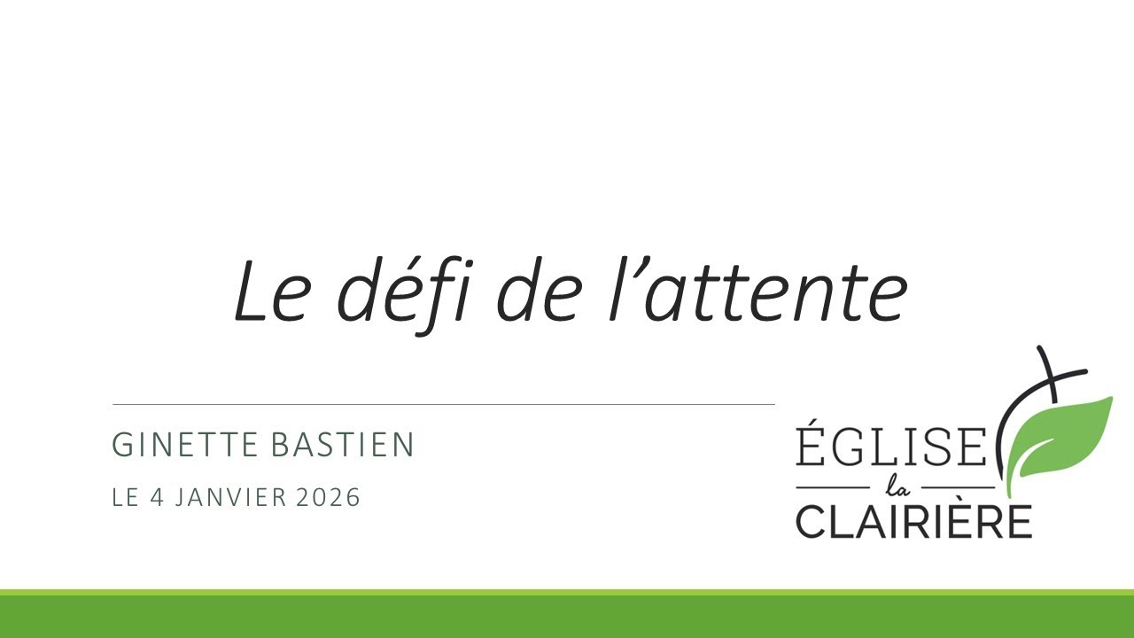 Le défi de l'attente