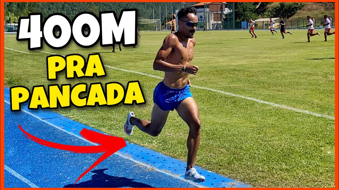 TIROS DE 400M PRA PANCADA - DIA DE TREINO NA PISTA