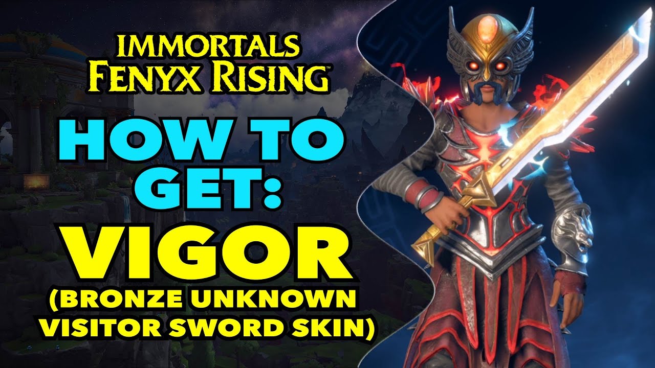 How To Get : Vigor (Bronze Unknown Visitor Sword Skin)