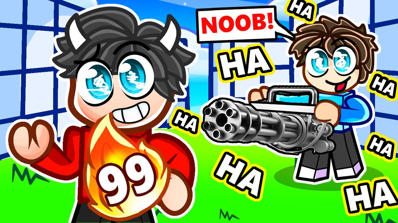 Jeg Forkl&aelig;dte Mig Som En Noob I Roblox Rivals!