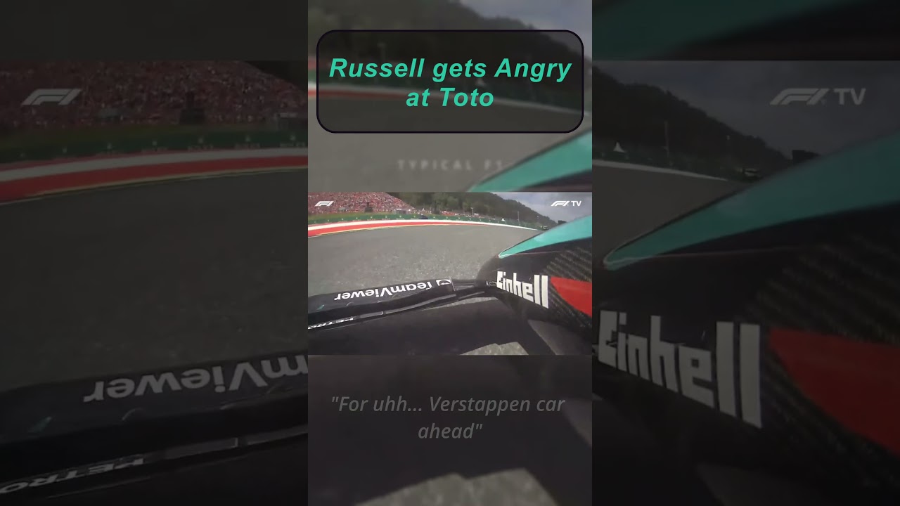 George Russell gets ANGRY at Toto Wolff