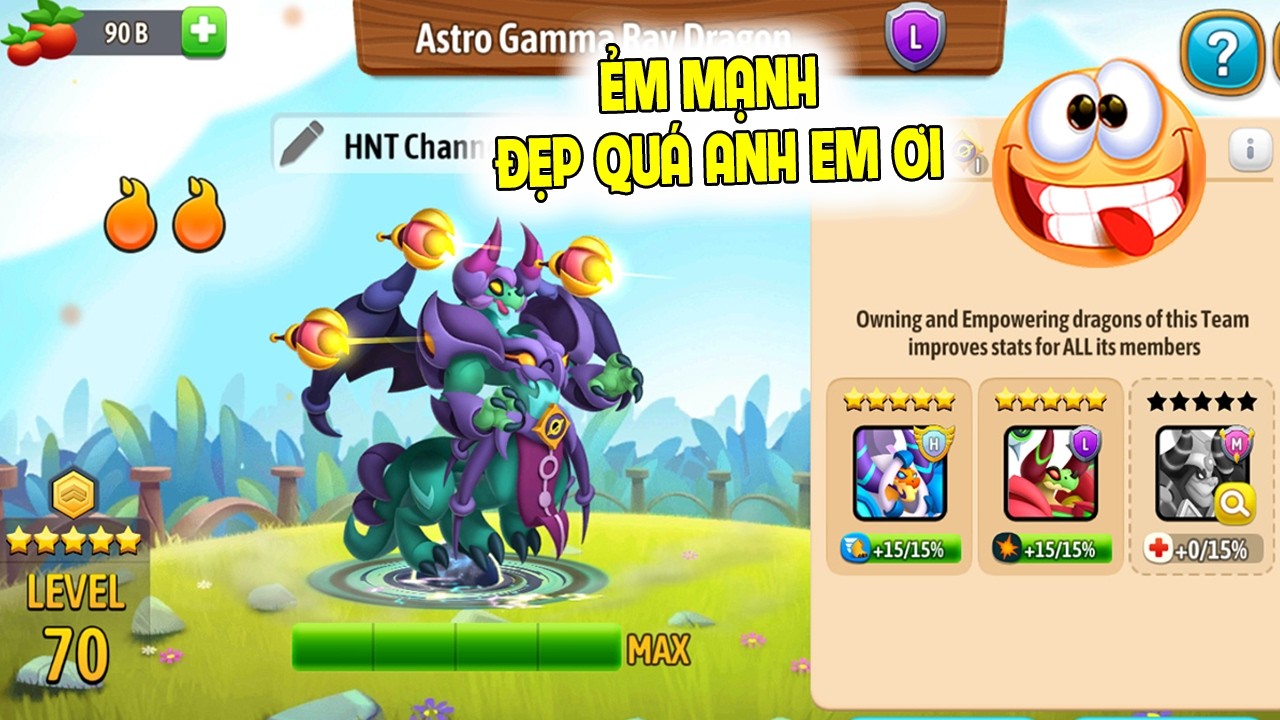🔥 ĐẠT ĐỈNH SỨC MẠNH ASTRO GAMMA RAY LV 70 5 SAO + SKIN MỚI CÂN CẢ SERVER!