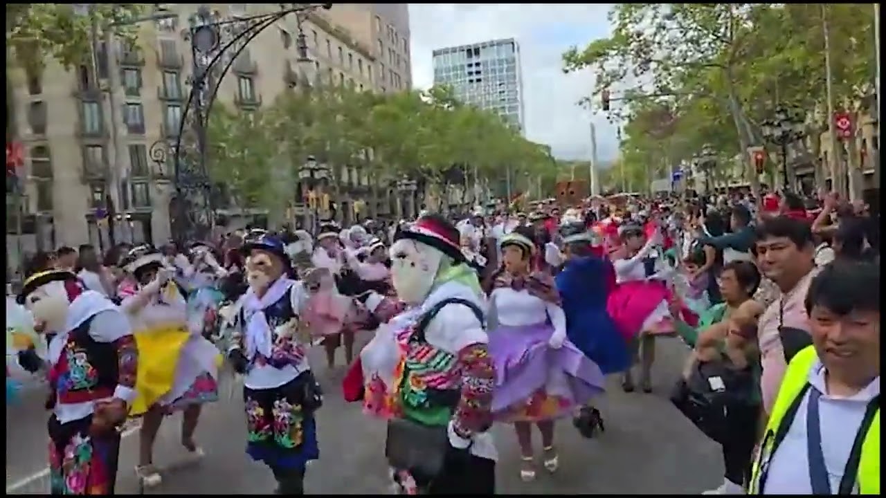 TUNANTADA EN BARCELONA ESPAÑA - ORQUESTA INTERGALACTICOS ENGREIDOS DEL PERÚ