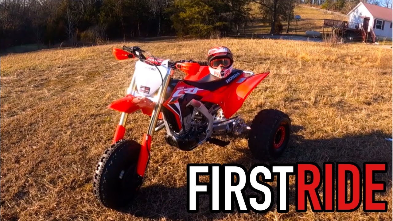 CRF450R Trike/3-Wheeler: FIRST TRAIL RIDE