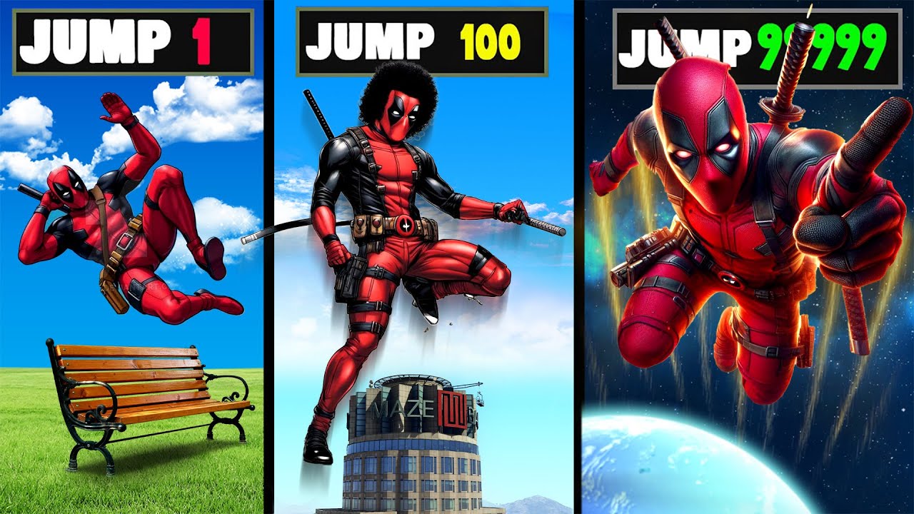 Every DEADPOOL Jumps MULTIPLIES In GTA 5