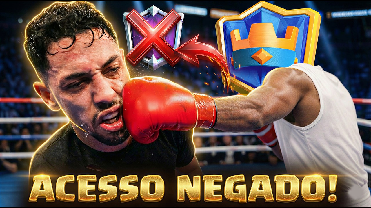 EU ODEIO A LIGA 6 DO CLASH ROYALE 