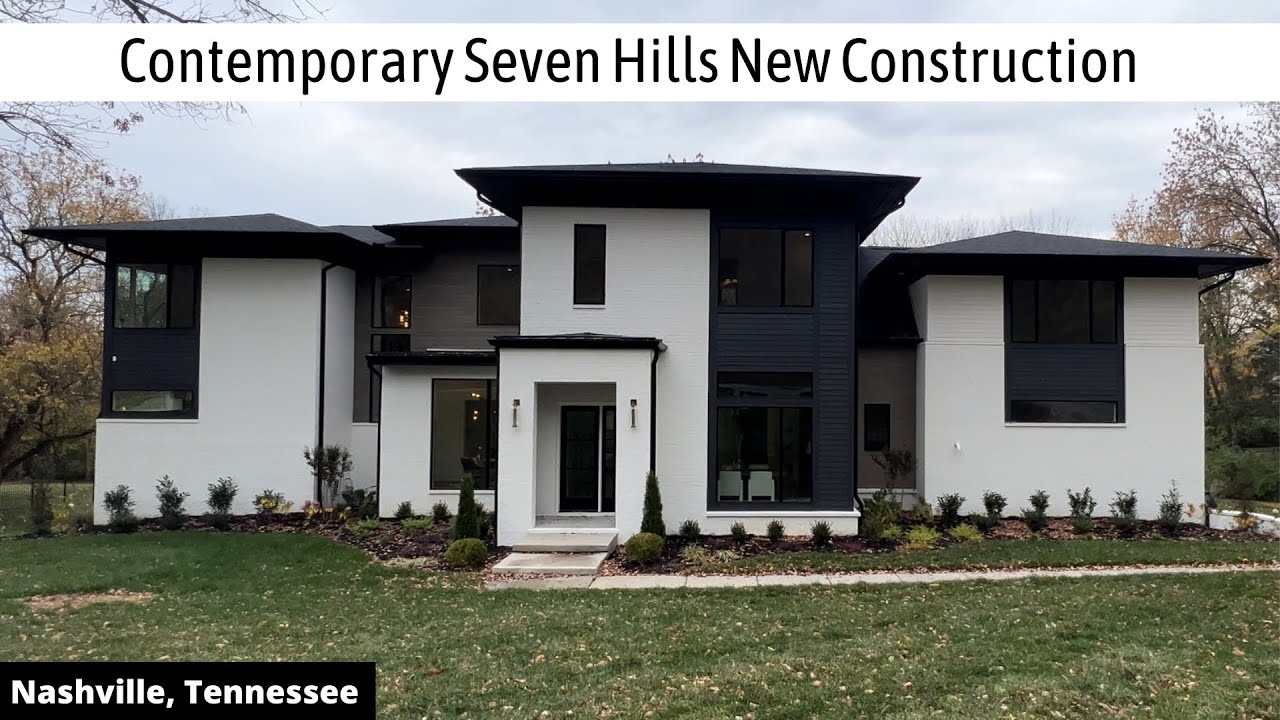TOUR A New $3.8M Elegant Contemporary Nashville Tennessee Home For Sale