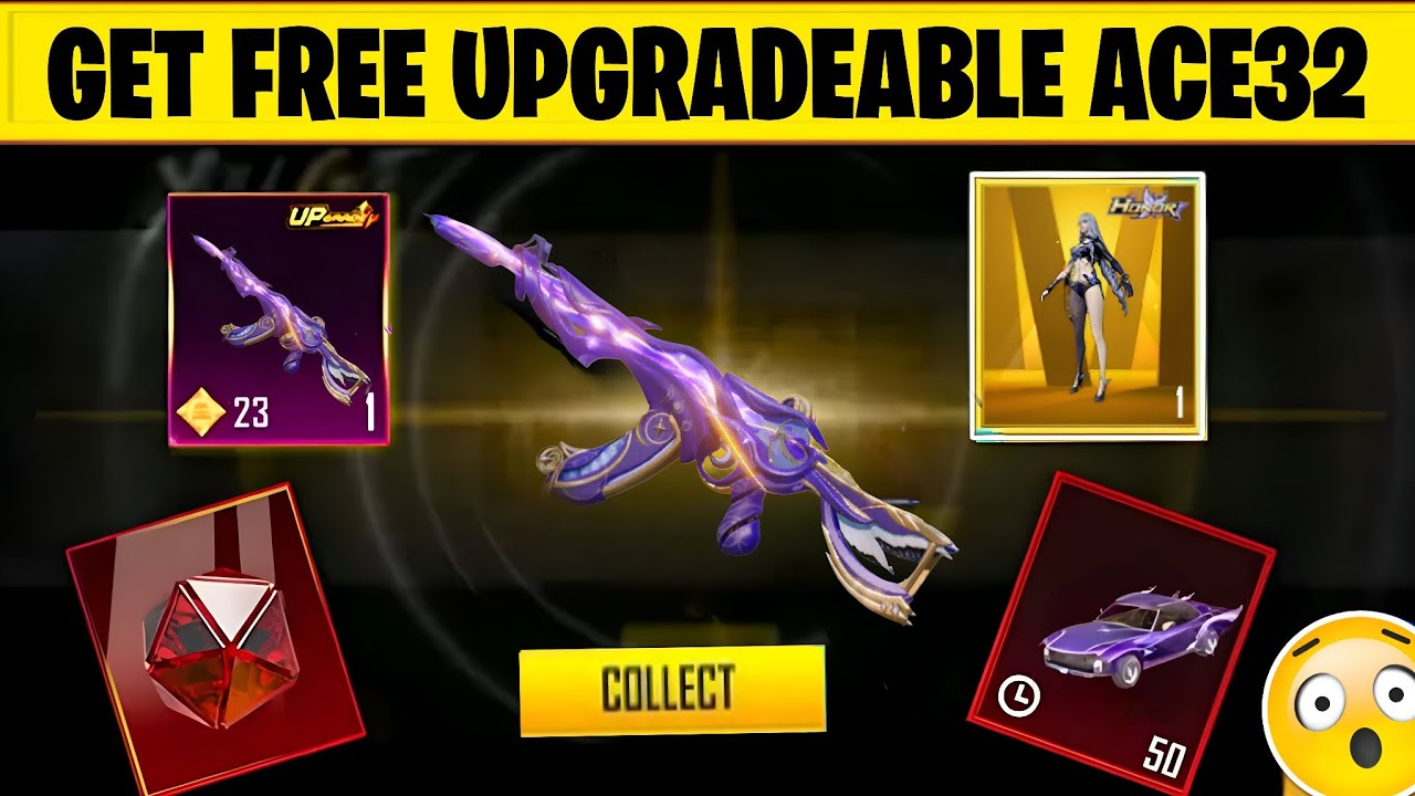 Get Free Upgraded Ace 32 Skin For Everyone | Pubg Mobile