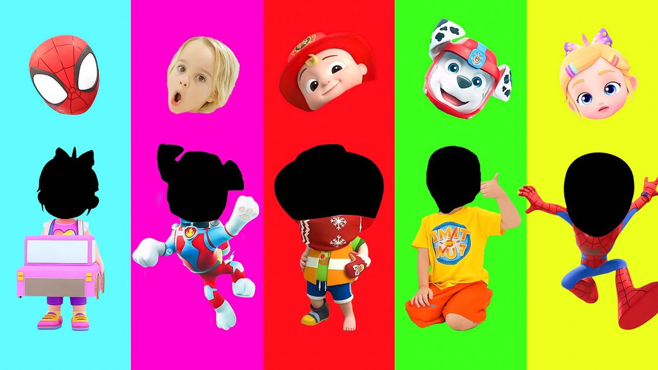 Wrong eyes👀 NEW EPISODES/Spider man x Paw Patrol x Vlad and Niki Puzzle Wrong HeadsEYE PUZZLE WORLD