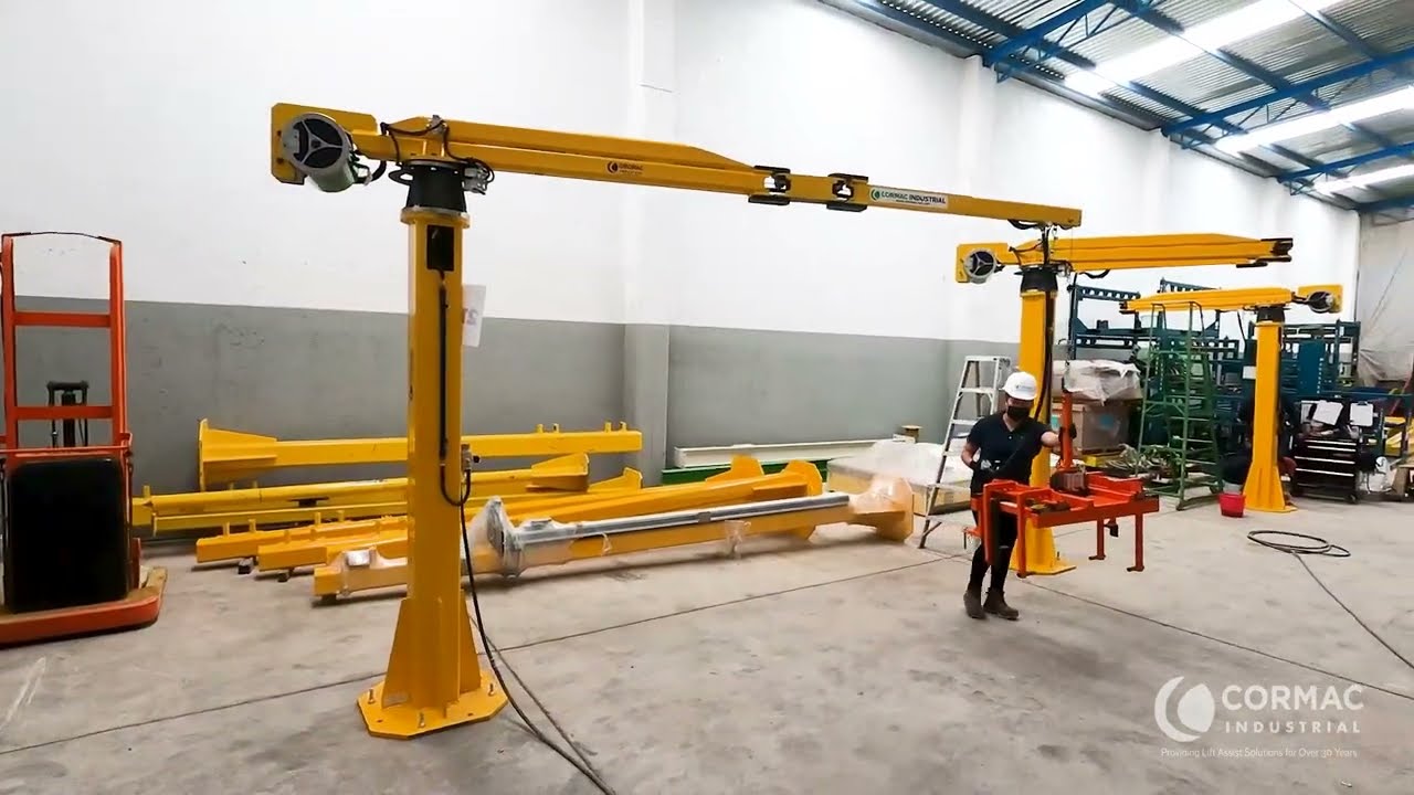 Brazo articulado + balancín 350 lbs. | Cormac Industrial ®