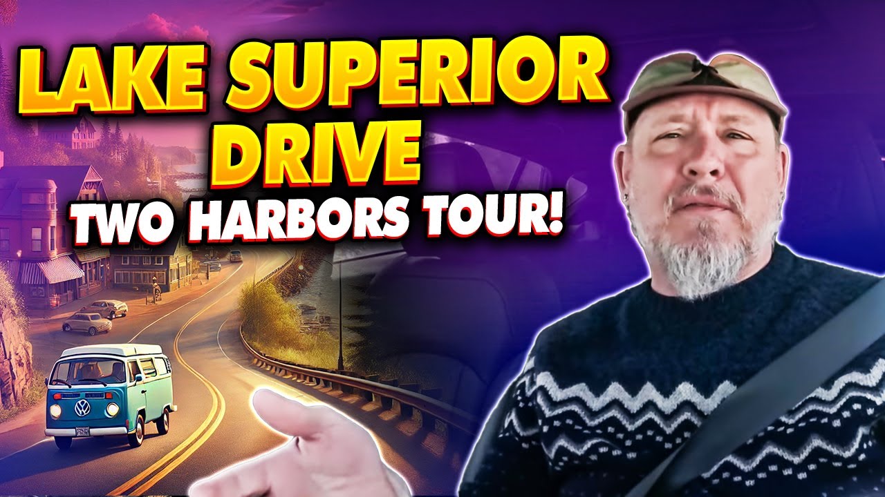 Scenic Drive Through Two Harbors MN | Lake Superior Views & Small Town Tour