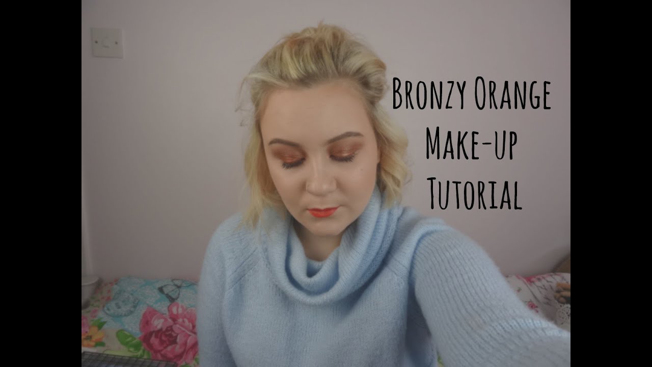 Bronzy Orange Summer Make-up Tutorial | ShimmeringBeautiful