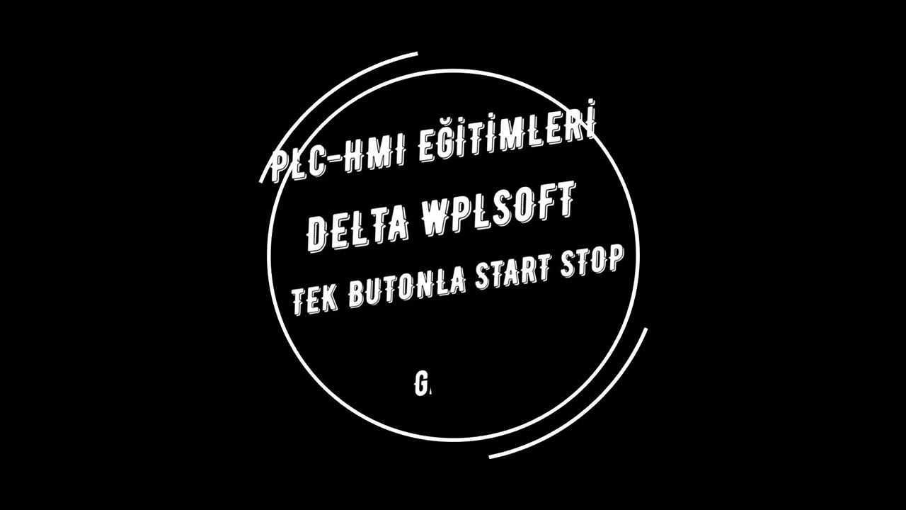 DELTA PLC UYGULAMA-3 (Tek Butonla Start-Stop Çalıştırma)