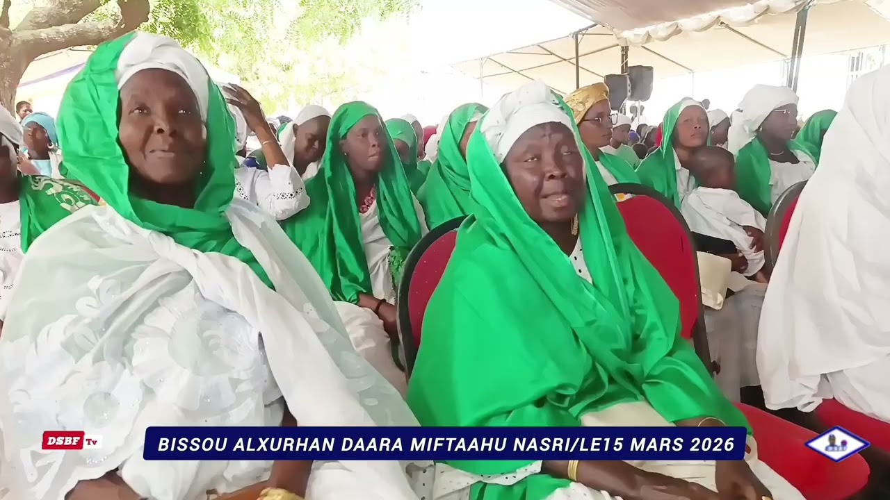 BISSOU ALXURAAN DAARA MIFTAAHUM NASRI le15)/3/2026/2eme partir 