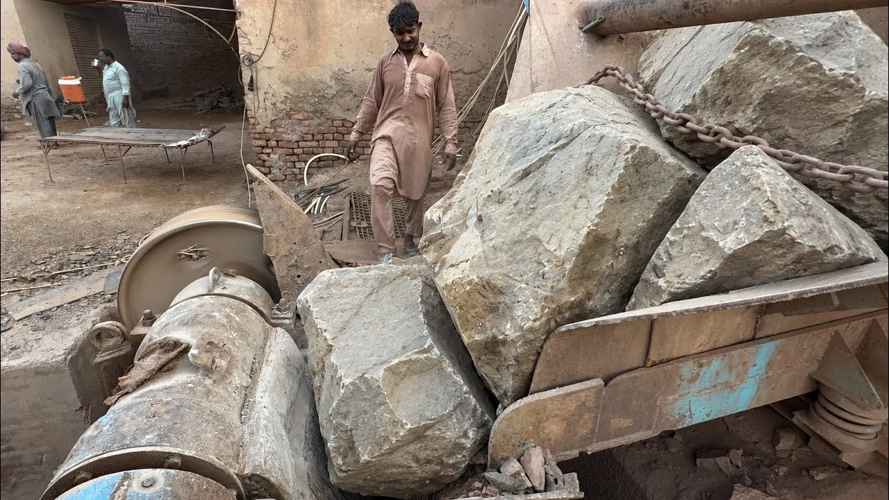 The Best Rock Crusher Stone Crusher Machine Working PLAYING with GIANT Rocks Asmr Quarry Crushing 🪨