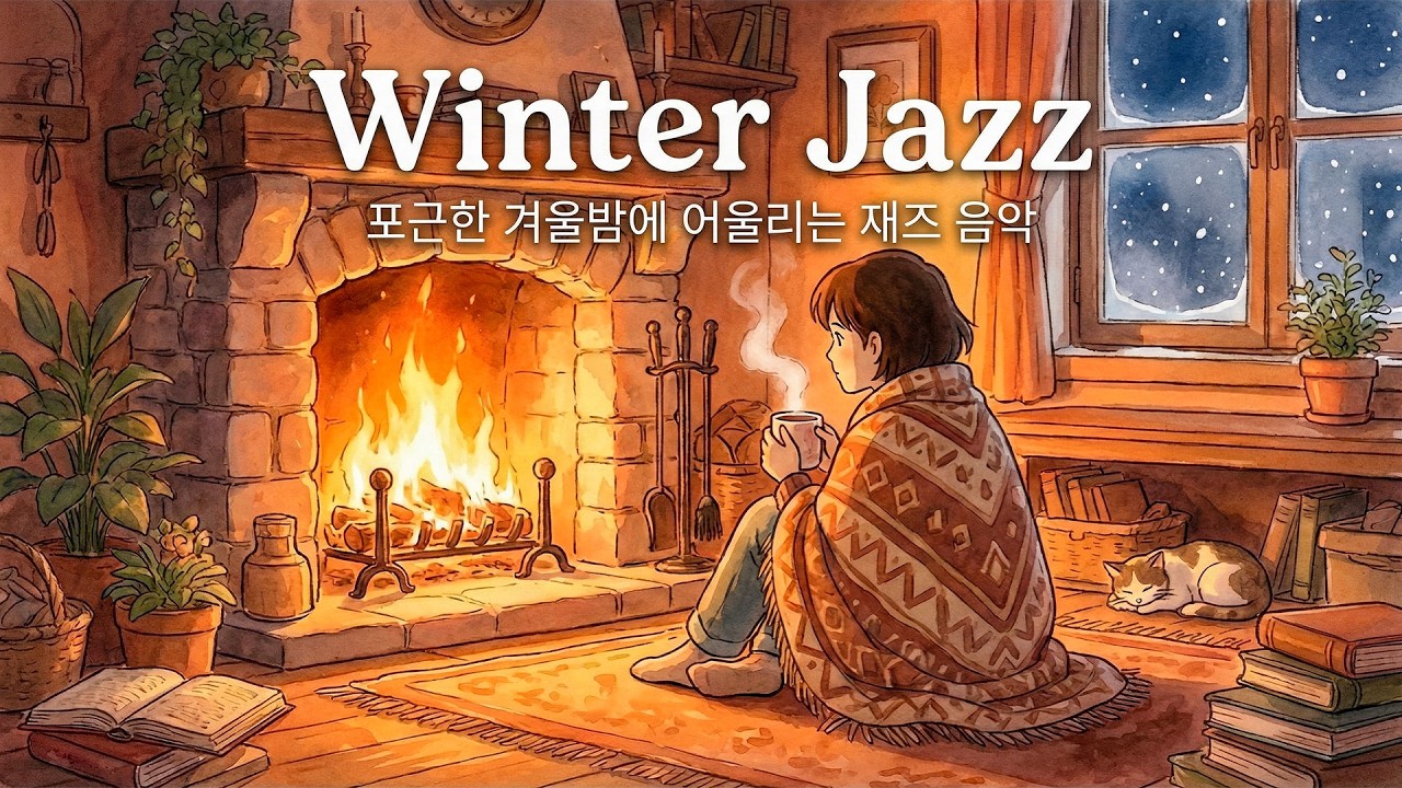 [Playlist] 겨울 공기처럼 차분하게 스며드는 포근한 윈터 재즈플리🤍 Winter Jazz 윈터 재즈 플레이리스트