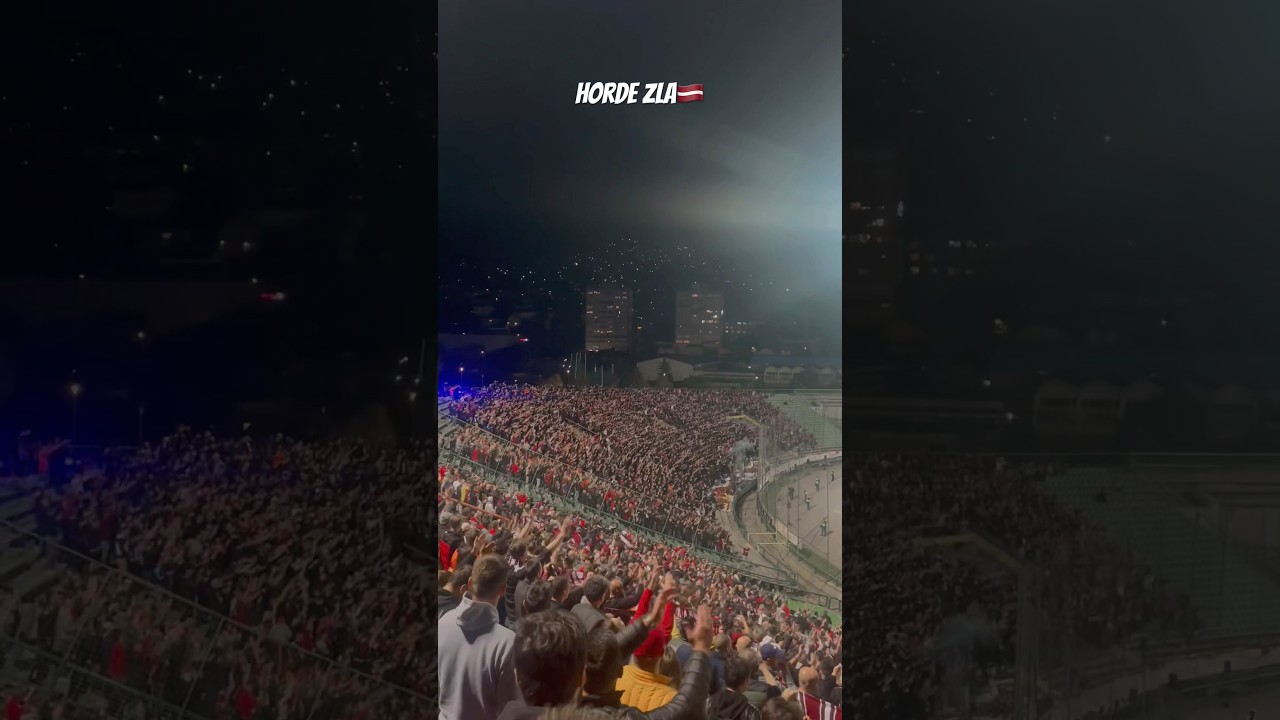 Horde zla😍 #fksarajevo #hordezla #viral #fyp #tiktok #football #bosna #zeljeznicar #derby