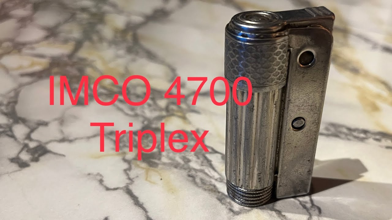 Old vintage IMCO 4700  Triplex Lightning / Feuerzeug