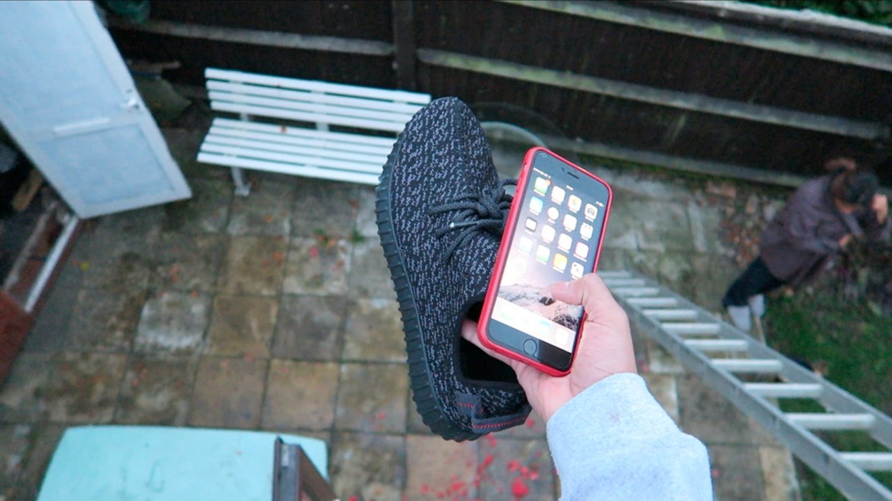 Can YEEZYS Protect iPhone 6S From 10FT DROP? *TRY NOT TO BREAK IT*
