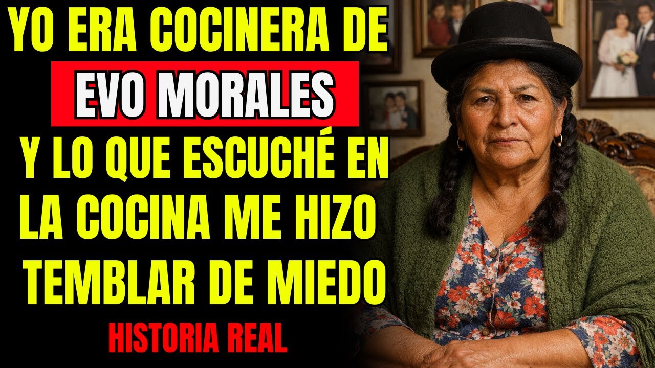 YO ERA COCINERA DE EVO MORALES Y LO QUE ESCUCHÉ EN LA COCINA ME HIZO TEMBLAR DE MIEDO