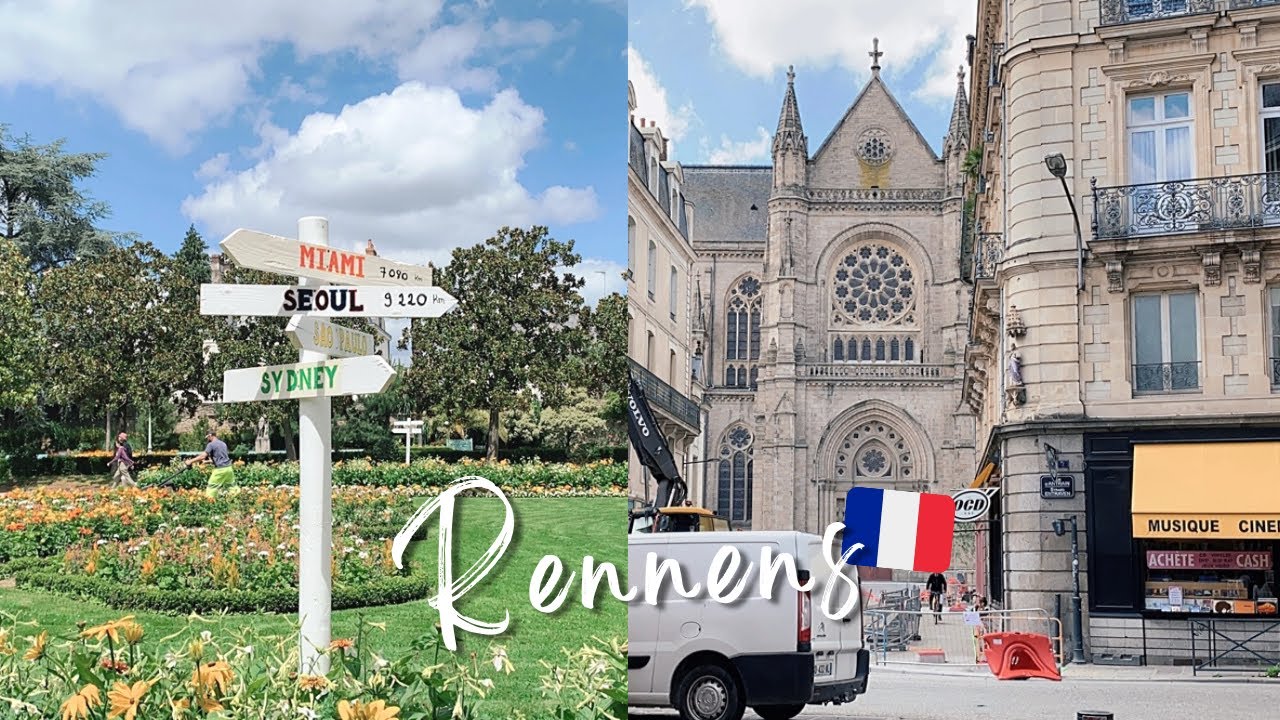 프랑스 여행 브이로그#12🇫🇷브르타뉴Bretagne 로드트립 마지막 도시, 렌 Rennes | 유럽 여행 브이로그