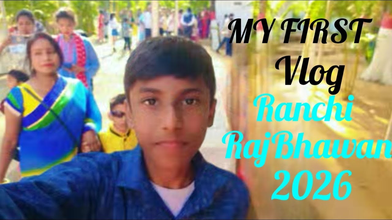Ranchi RajBhavan 2026🤩🤩 my first Vlog🥰🥰 Ranchi Jharkhand 13-2-2026 very enjoyable video😍😍