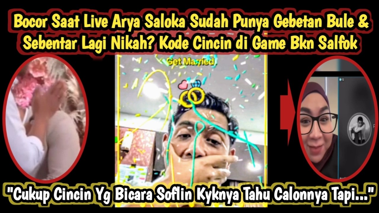 BOCOR Saat Live Arya Saloka Ternyata Sdh Punya Gebetan Bule & Mw Nikah? Kode Cincin Game Penuh Makna