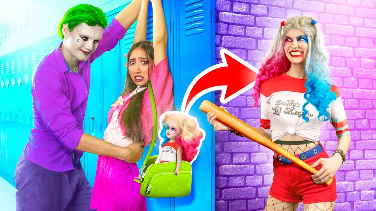 A Boneca Harley Quinn Ganha Vida. De Nerd para Super Heroína!