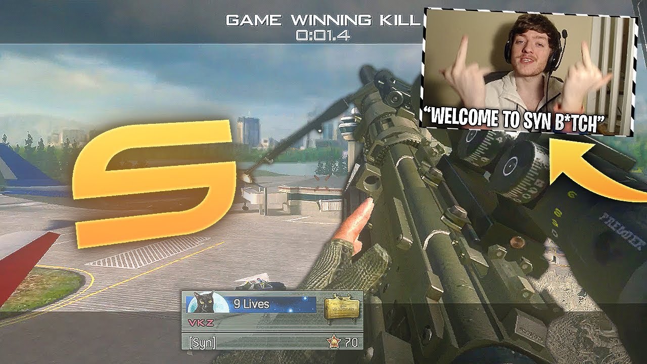 MY FIRST TRICKSHOT IN SYNERGY! ft. Nudah (MW2 Nac Trickshot)