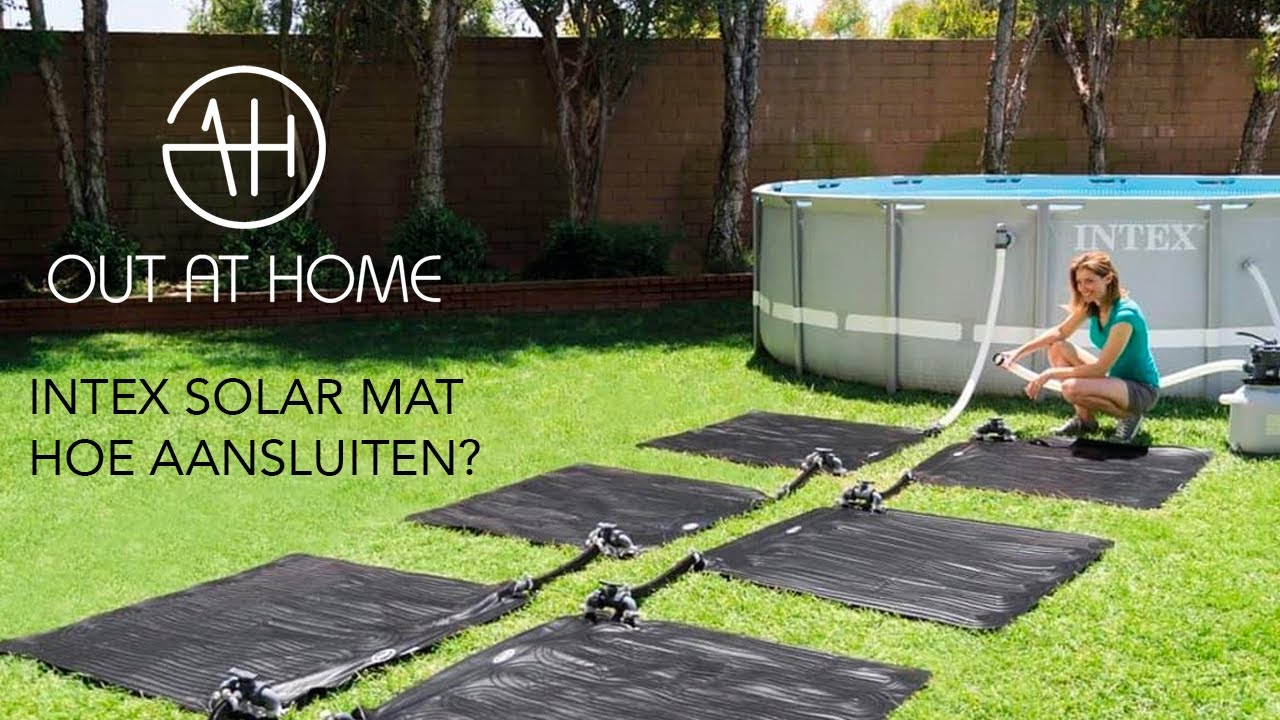 Solar Mat van INTEX, Hoe aansluiten op je zwembad?