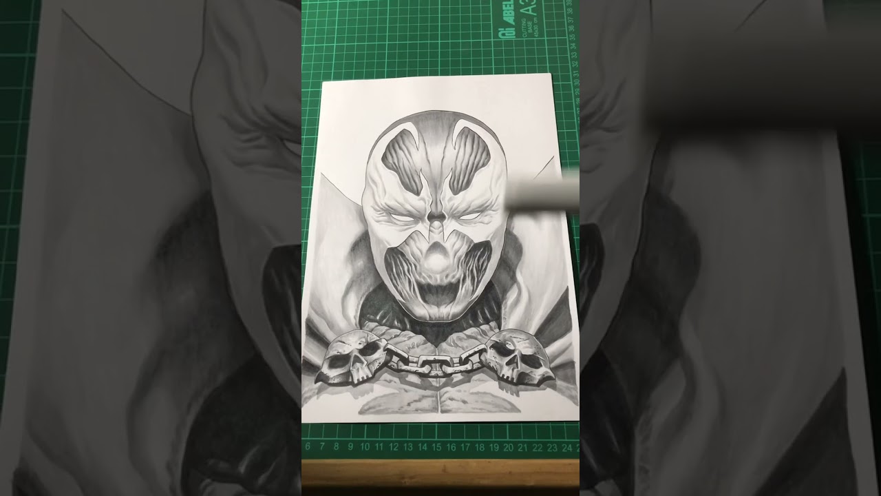 Spawn start to finish. #spawn #art #copics #comics #drawing #starttofinish #artwork #pencildrawing