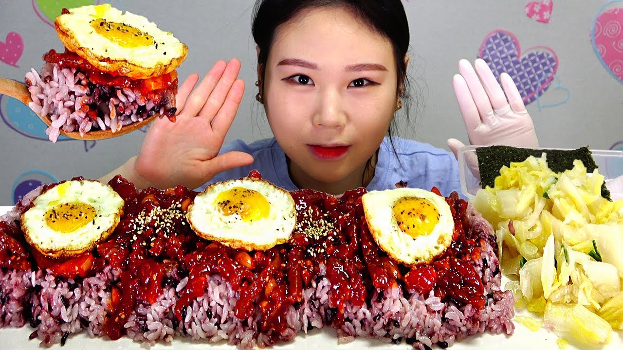 밥도둑 낙지젓갈 계란후라이 먹방 MUKBANG