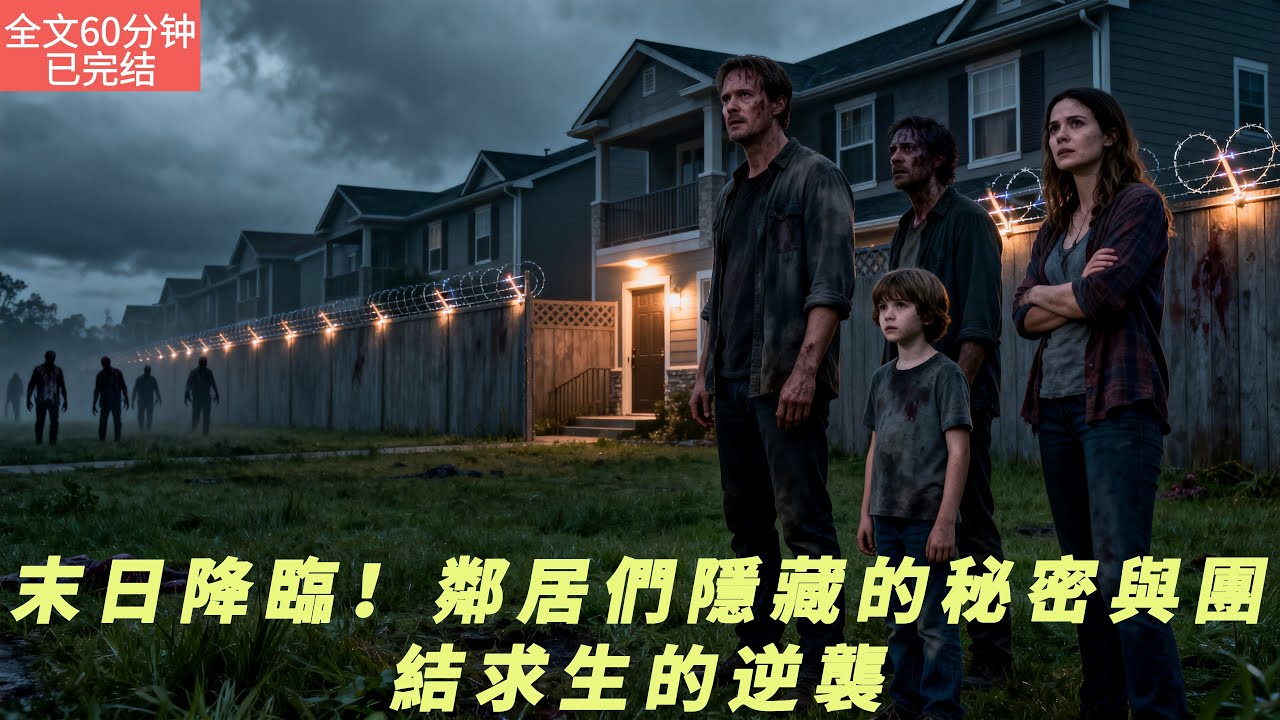 【全文六十分鐘已完結|一口氣看末世生存系列】末日降臨！鄰居們隱藏的秘密與團結求生的逆襲