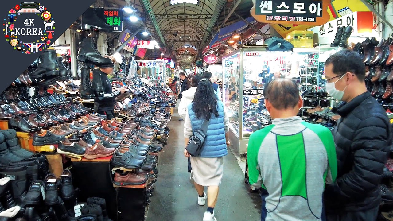 Dongdaemun Market Shoes Alley | 4K KOREA CLIP | Oct.2022