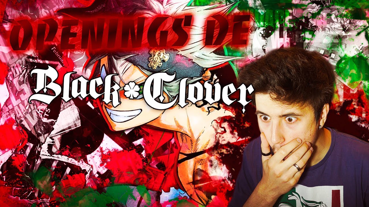 REACCIONO A LOS OPENINGS DE BLACK CLOVER!!! (1-10)
