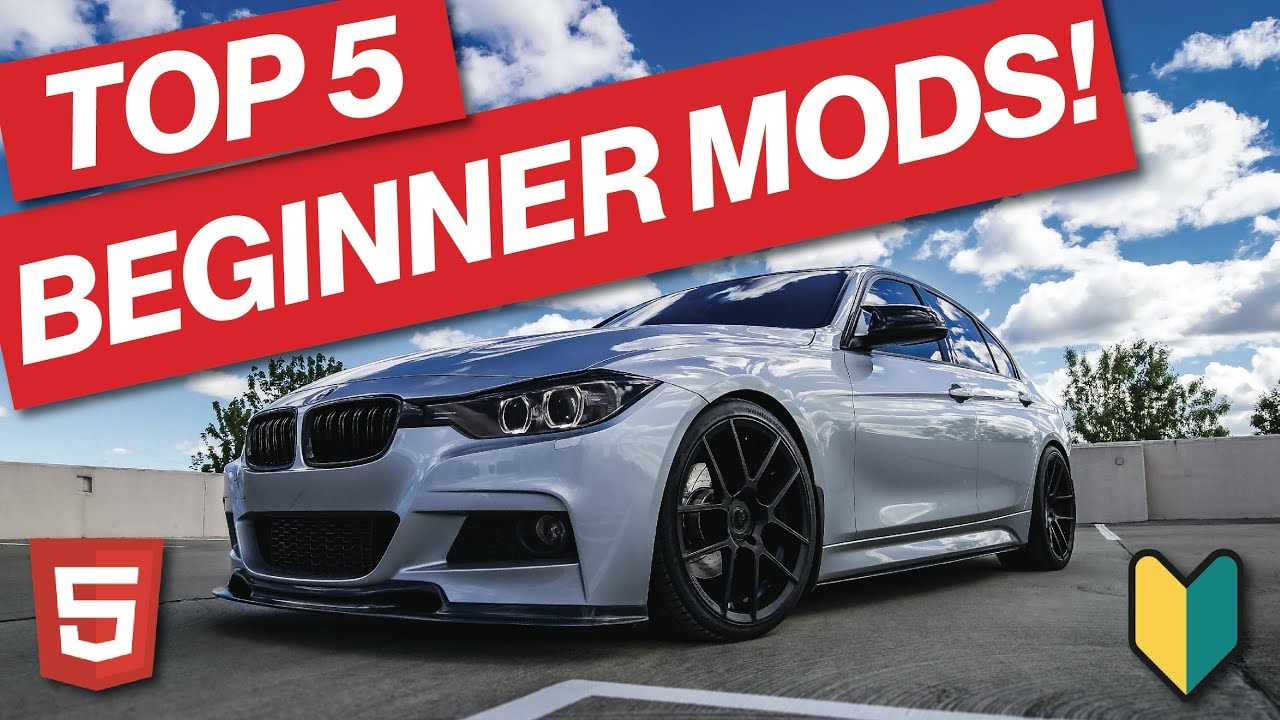 TOP 5 F30 BMW BEGINNER MODS | YOU SHOULD START HERE!!!