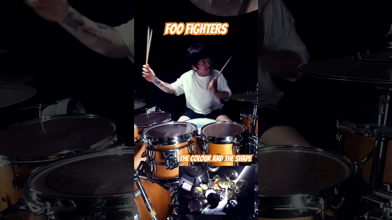 Foo Fighters -The colour and the shape #rockdrummer #foofighters #rock #davegrohl #cover #W:ON