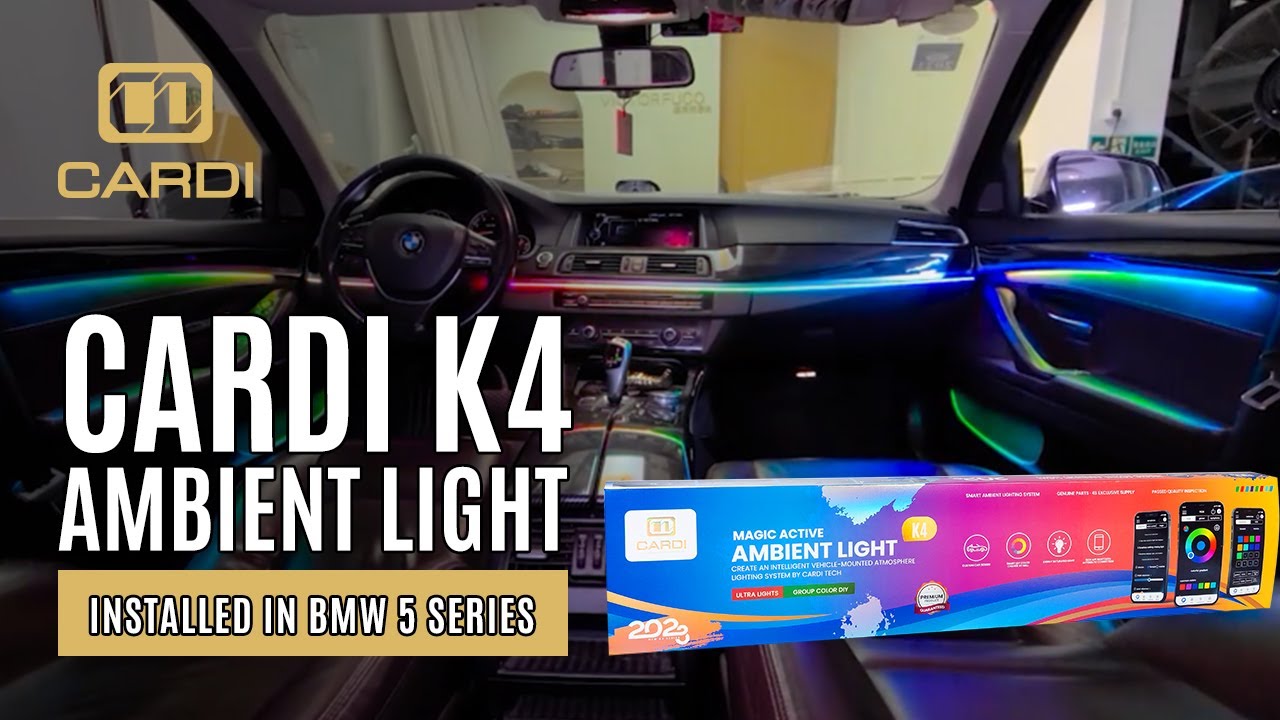 CARDI AUTO丨K4 Magic Ambient Light Installed in BMW 5 Series