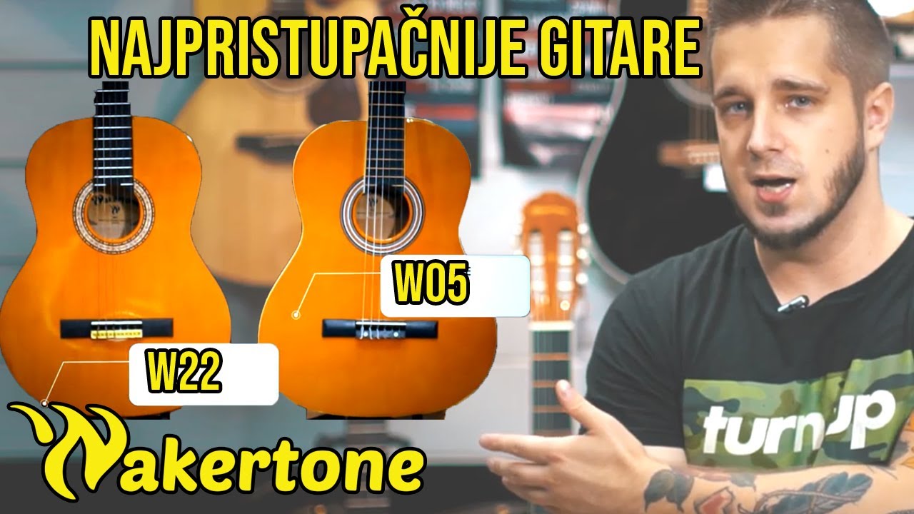 Klasične gitare Wakertone W05 i W22
