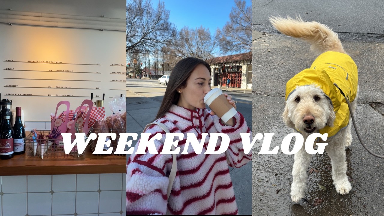 Видеоблог выходных: знакомство с Атлантой, вечеринка, свидание в День святого Валентина.