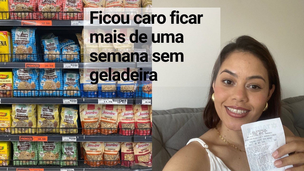 Compras da semana morando sozinha