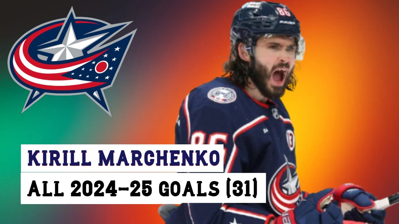 Kirill Marchenko (#86) All 31 Goals of the 2024-25 NHL Season
