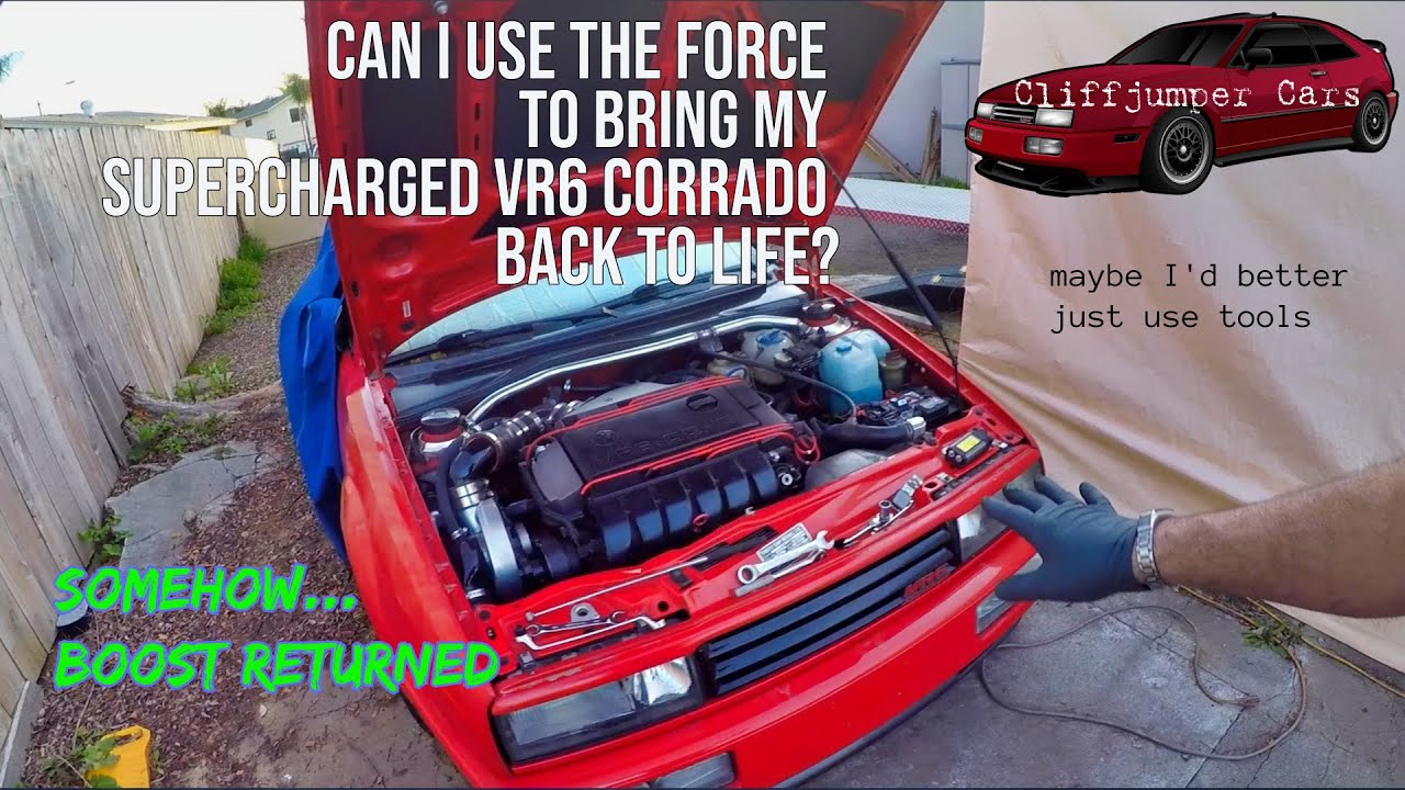 Return of the Corrado VR6 Supercharger Project