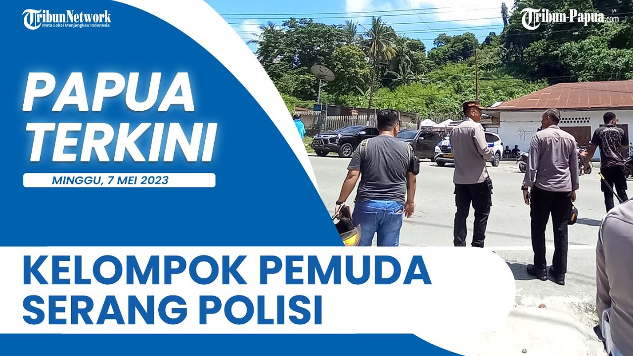 PAPUA TERKINI - Kronologi Kericuhan di Argapura Kota Jayapura, Kelompok Pemuda Serang Polisi